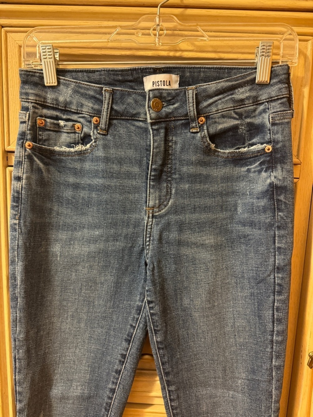 Pistola Audrey Mid Rise Skinny Jeans - Picture 13 of 14